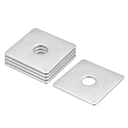 5st fyrkantiga bricka Plattbrickor M12X50X50X2MM