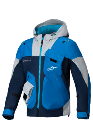 Motorradjacke Alpinestars Mogress Air Blau/Mandel XL