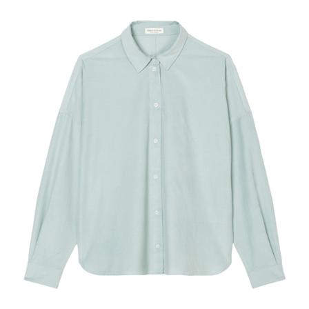 Marc O'Polo Needlecord Bluse, relaxed Blå, Dame