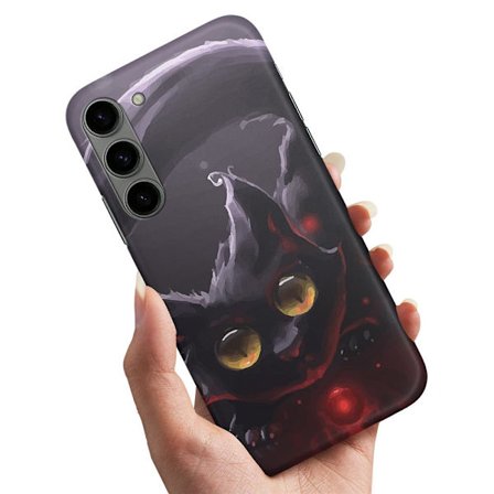 Samsung Galaxy S23 Plus - Deksel/Mobildeksel Svart Katt
