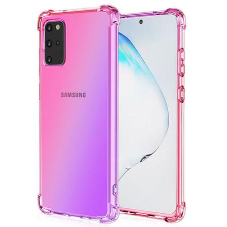 Samsung Galaxy S20 Plus - Floveme Silikone Cover Rosa/Lila