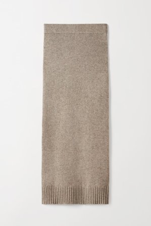 Soft Goat - Long Skirt - Kashmirkjol - XL - Stone