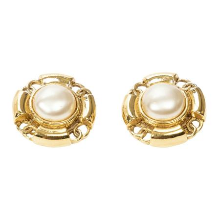 Chanel Vintage, Pre-owned Jewellery Geel, Dames, Maat:ONE Size