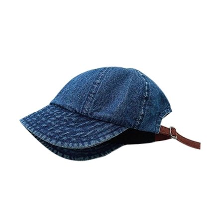 Denimhatt for småbarn Utendørs Camping Solskjerm Vintage Baseballcaps for baby Småbarn Jean Tema Hatt mørk blå