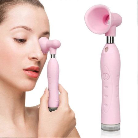 Ultralyd Øjenskyllekop, Bærbar Silikone Øjenskylle-sæt med Øjenmassagefunktion, Bruges med Øjenskyllevæske eller Renset Vand, Fjerner Støv, Lindrer 