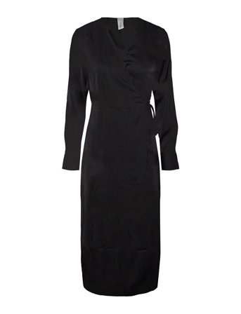 YAS | Yaspella Ls Wrap Midi Dress S. Noos | S