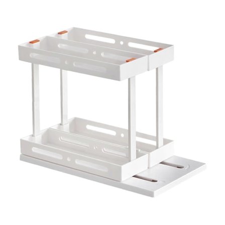 Krydderhylle Kjøkkenorganisator Utsvingbar Roterende Krydderstativ Enkeltlags Flyttbare Hyller For Kjøkkenskap_s