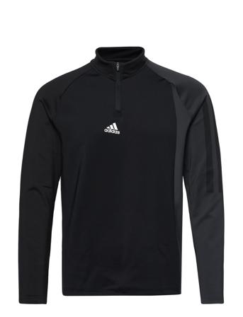 Training 1/4-Zip Colourblock Long-Sleeve Top Black Adidas Performance