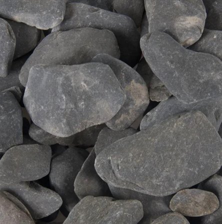 Dekorativ Stein, Antrasitt - 10kg