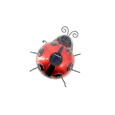 Ladybug plenlamper Solar LED-lys RØDT