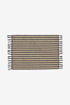 Svanefors - Dækkeserviet Adam - Sort - Løbere & dækkeservietter - 33X45 - Fra Homeroom