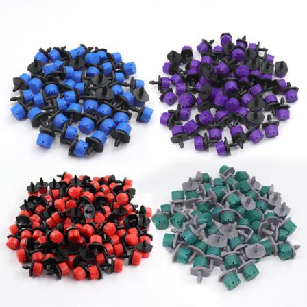 100 St 8-håls Droppare Justerbar Sprinklerutrustning