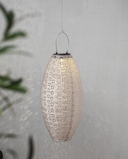 Aurinkokennokoriste Festa LED 40 cm beige