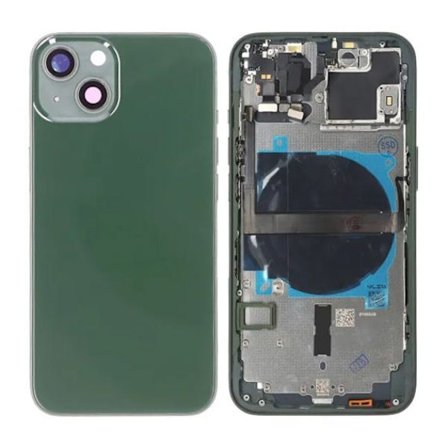 iPhone 13 Baksida med Komplett Ram - Grön