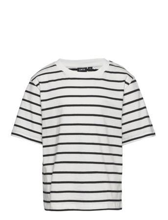 Nlfklippe Ss Short L Top T-shirts Short-sleeved Valkoinen LMTD