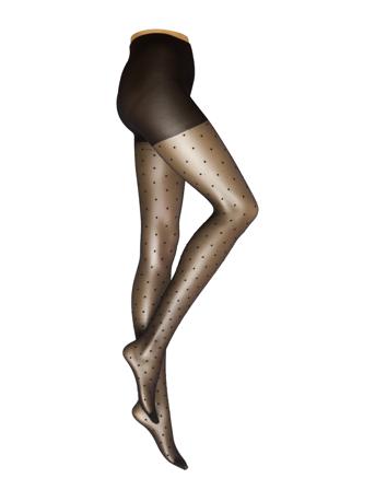 Decoy Tights W/Dots 18Den Black Decoy