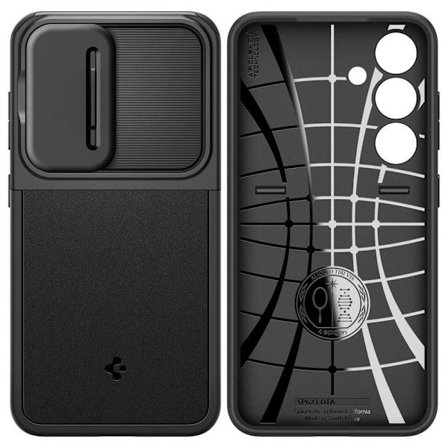 Spigen Optik Armor beskyttelsesdeksel til Samsung Galaxy S24 - svart