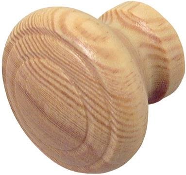 Habo Frank 2450 Knott 2-pakning 45 mm, hvit, Beslag