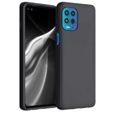 Motorola Moto G100 5G - Matt TPU Mjuk Skal - Svart