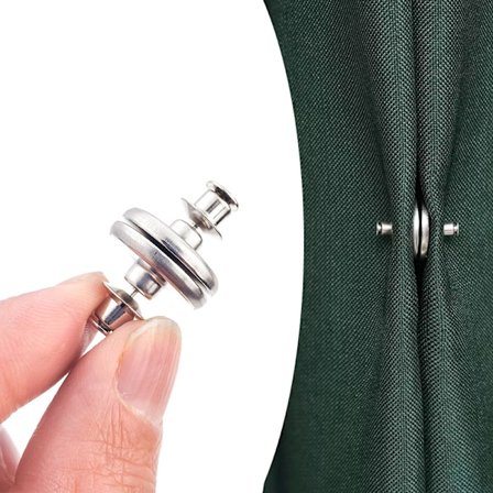 Set med 3 magnetiska gardinspännen, läckagesäkert ljus, str