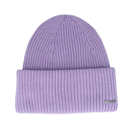 Stetson - Violett cuff Mütze - Beanie Merino Lilac Sorbet Cuff @ Hatstore