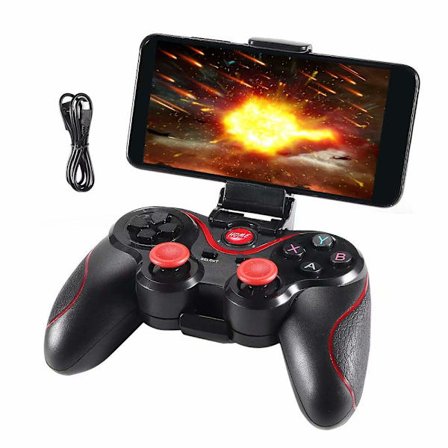Mobil spelkontroll, trådlös Bluetooth GamePad Joystick spelkontroll för Android TV Box Tablet