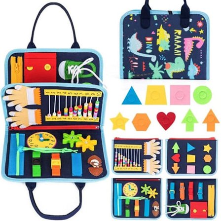 Montessori-leikkilauta - Aktiivisuus- ja kehityslelut lapsille, Montessori-pelit hienomotoristen taitojen oppimiseen, Alzheimerin tuotteet