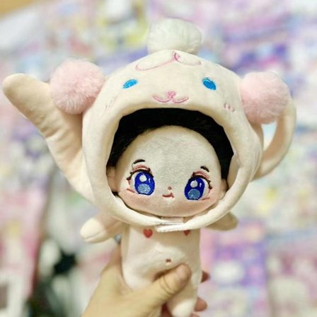 20 cm dukkeklær tegneserie kaninoverdeler 3 3