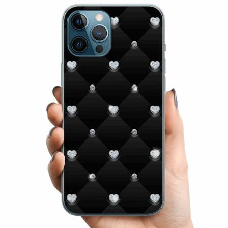 Apple Iphone 12 Pro Max Tpu Mobilskal Diamant Hjärta