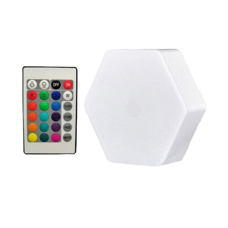 Smart touch farverig natlampe, genopladelig RGB fjernbetjening