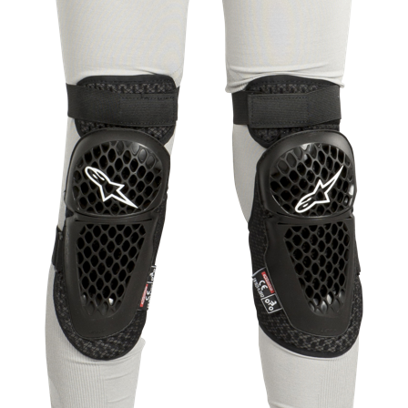 Genouillères Enfant Alpinestars Bionic Plus Noires S/M