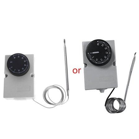 Temperaturbrytare för med lång kabel & sond Enkel installation Kapillärtermos