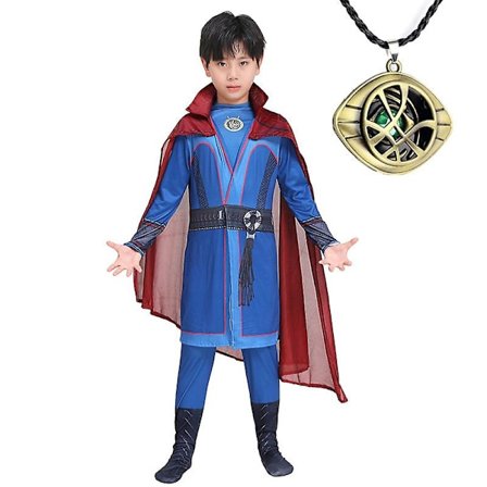 Filmkaraktär Dr. Strange Costume Superhjältestrumpbyxor Klä upp Rollspel Cape Costume Halloween Cosplay Barnpresentkostym