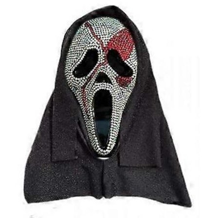 Fun World Ghost Face Bloody Bling -naamiaisasu, pelottava Halloween-asuste, kauhu-cosplay-tarvike aikuisille ja lapsille