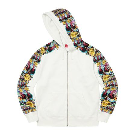 Supreme, Sweatshirt Wit, Heren, Maat:L
