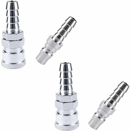 Komprimeret Luft Hurtigkobling, Luftslange, Koblingsforbindelse, Kompressor Pneumatisk Kobling, RTGPT Pneumatisk Hurtigkobling (2 Par SH20 + PH20)-