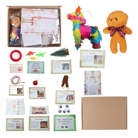 Julepynt Nisse Sæt Jule Nisse Sæt Nisse Aktiviteter Nisse Udstyr 24 Dage Nisse Tilbehør Julebegivenhed Gave til BørnB