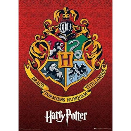 Harry Potter - Crest (Metallic poster)