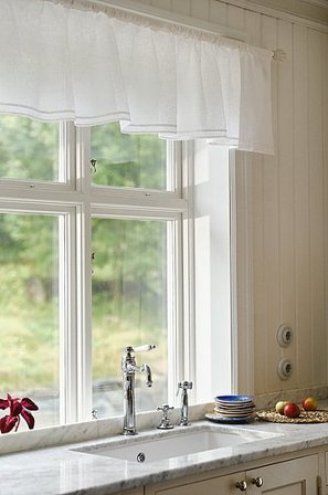 Jotex - Gordijnkast Wit Wit - LOVISA - Koop Linnen gordijnen bij Jotex