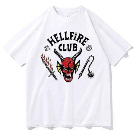 Stranger Things 4 Hellfire Club T-skjorte W Style1 4XL