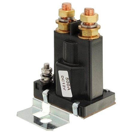Dual Batteri Isolator Relæ Start On/Off 4 Pin 500A 12V For Bil Power Switch