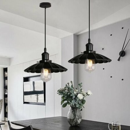 PCS Kronljus Kandelaber Hängande Lampa E27 Retro Industriell Modern Sovrum Vardagsrum Kök Hängande Lampa Armatur Smidesjärn