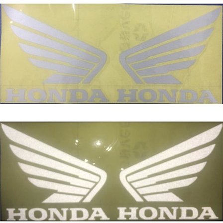 Reflekterende motorsykkelklistremerke for Honda Dekal Moto Wing Dedikerte Scooter Klistremerker Tank Emblem Motorsykkel Deler Bil Styling| |