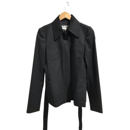 Saint Laurent Vintage, Pre-owned jackets Zwart, Dames, Maat:M,wol