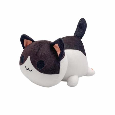 Aphmau Pehmolelu Söpö Kruunu Kissa Pehmolelu Täydellinen Lahja Tytöille Syntymäpäivä Uusi Vuosi Joulu (FMY) Black and white cat