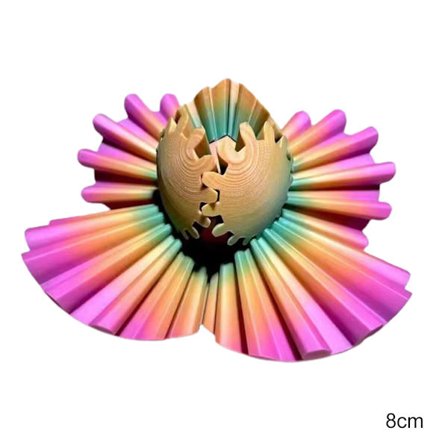 3D-tryckt boll roterande fidgets spinners boll rolig 3D-tryckt stressavlastande leksak för barn vuxna