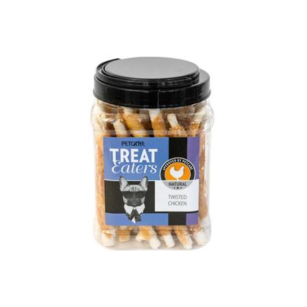 TreatEaters Twisted Chicken 400g, Hund, Hundesnacks, Tygg og tyggebein
