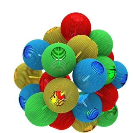 Paket med 30 färgglada LED-lampor för trädgårds- och julfester