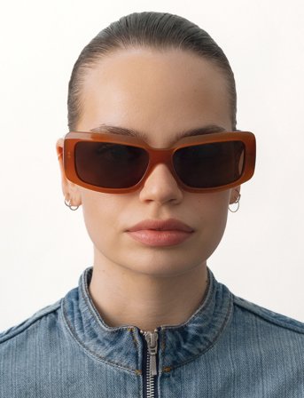 Corlin Eyewear Alain Red Brown - Brown - ONE SIZE