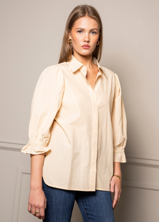 Amy Shirt Lemon Poplin Lemon Poplin / L